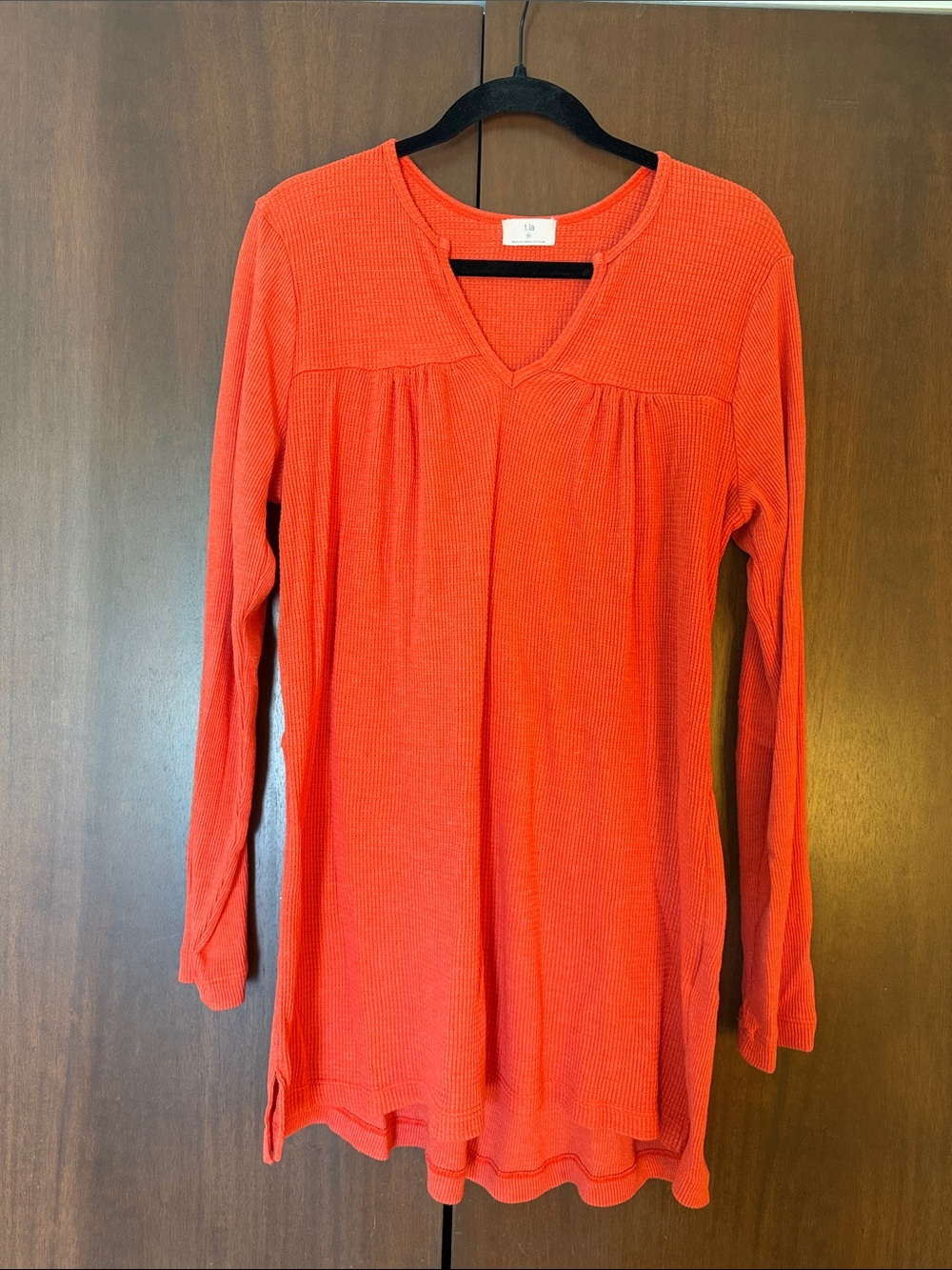 T.La Long-Sleeve Cozy lightweight thermal tunic